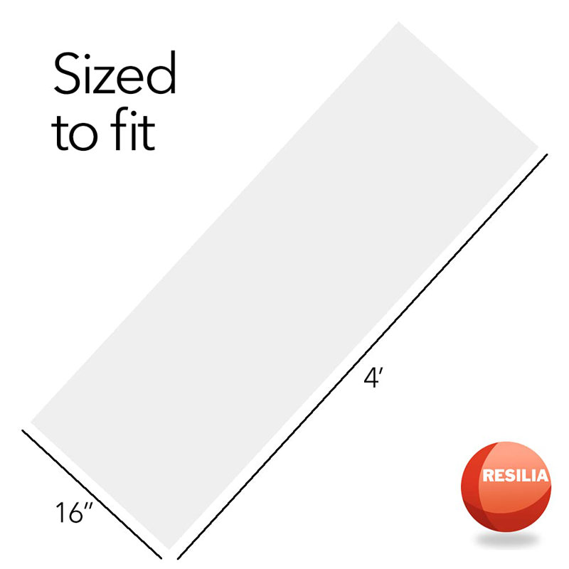 Clear Heavy Duty Vinyl Shelf Liners Set of 4