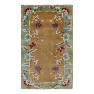 One-of-a-Kind 3' X 5' Hand Hooked Area Rug
