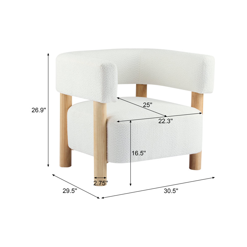 Fauteuil d'appoint Roomfitter Boucle