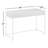 Springer Julina Rectangular Iron 2-Drawer Writing Desk with Built-In Outlet and Cable Management -554220066