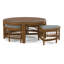 Raffles Rattan Cocktail Table with Benches-71441866-71441908