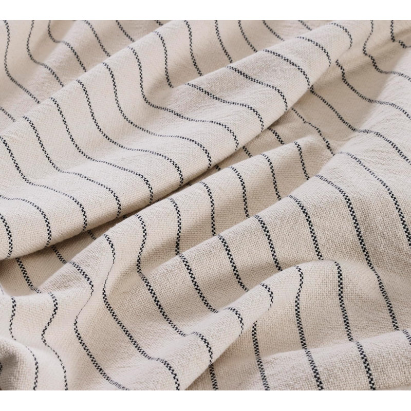 Blanket, Full/Queen, Navy/Natural