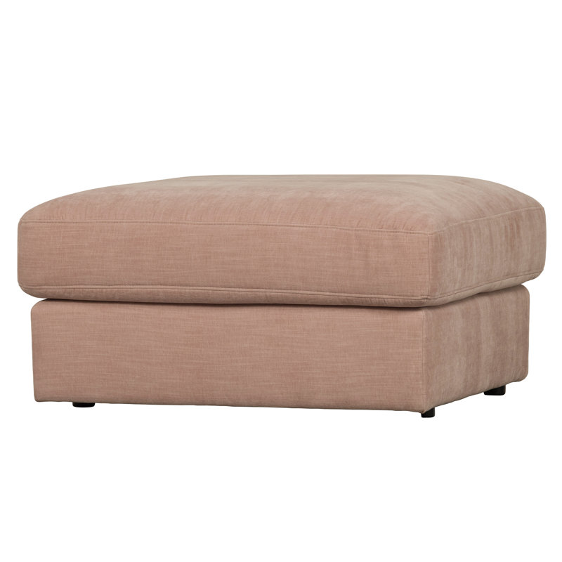Family Stool Woven Fabric Anthracite, Pink