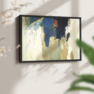 Série abstraite - XVII - Reproduction encadrée - Restickable