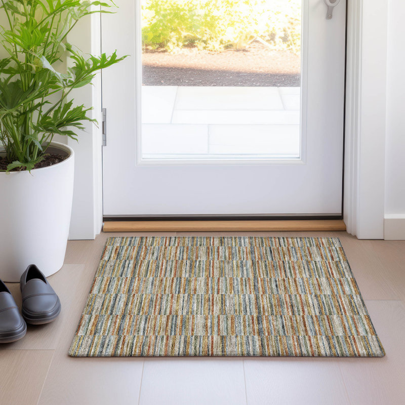 Colier Non-Slip Door Mat, Rectangle 1'8" x 2'6"