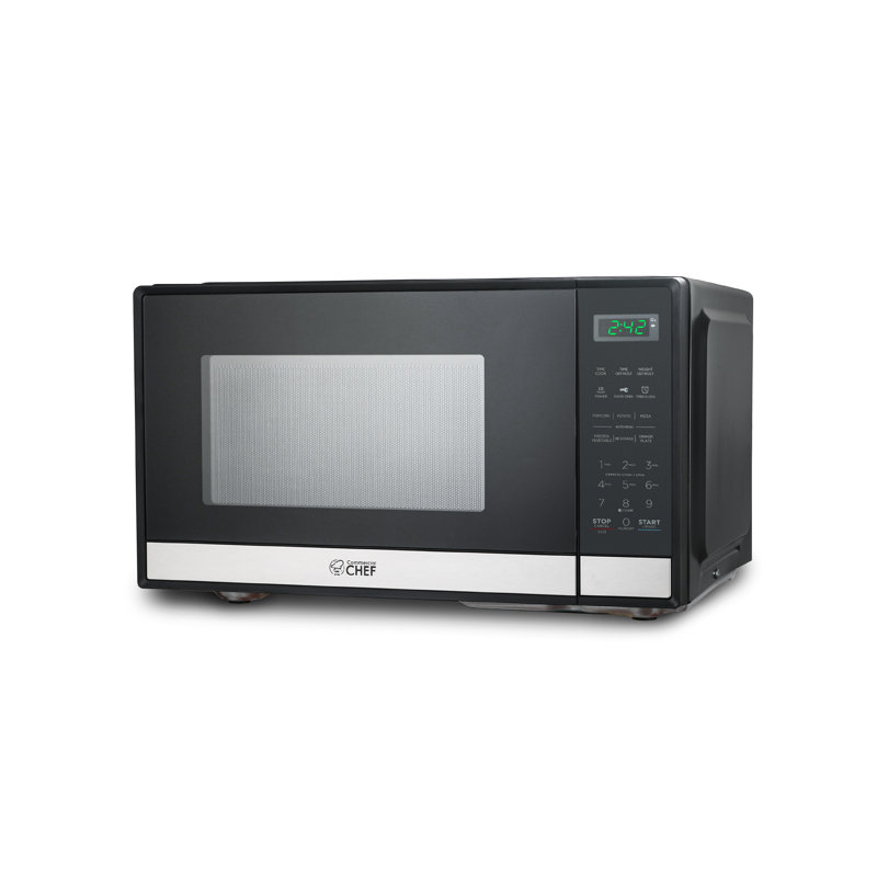 Commercial Chef 0.9 Cubic Feet 900 Watt Countertop Microwave