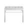 Claire 48" Double Basin Console Sink With Legs