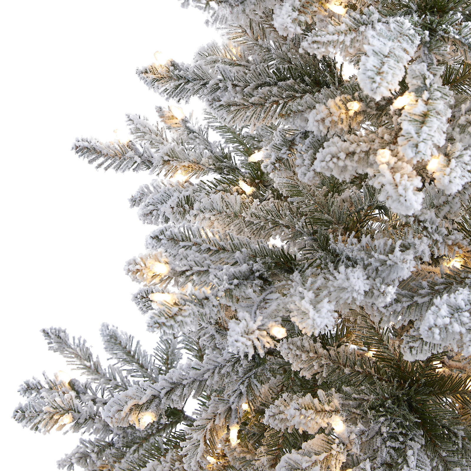 Lighted Artificial Christmas Tree, 7' H
