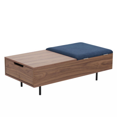Table basse avec compartiment caché