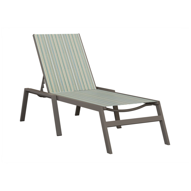 Chaise longue sans accoudoirs Berlin Gardens Vida, Graphite