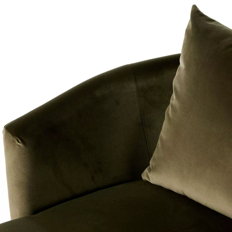 Farrah Chaise Lounge, Surrey Olive 76.8% Cotton/23.2% Polyester