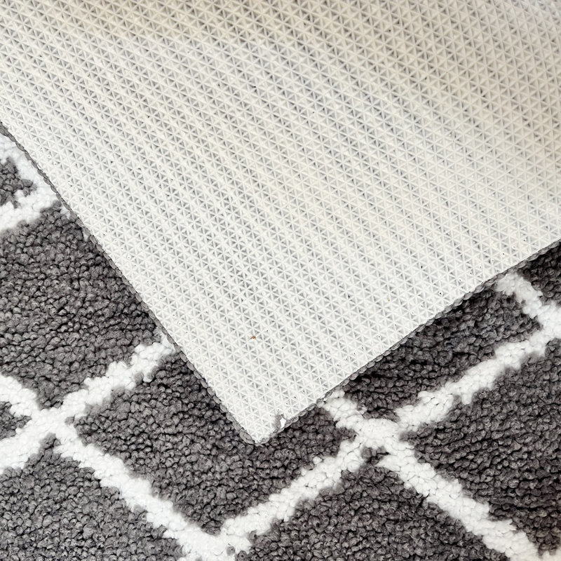 Tapis pour salle de bain à formes géométriques Avarie