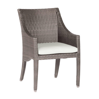 Athena Woven Arm Chair - Oyster