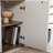 Modern Console Table, White & Walnut Finish, 70.9 x 29.5 x 17.5 inches | 100% Melamine Coated Particle Board, Thickness: 0.7 inches | Scandinavian Design, Stylish & Functional for Living Room & Hallway-1264686292-1264686295