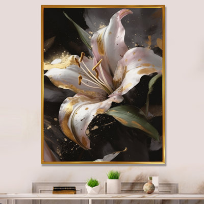 Blanc gracieux lys III - impression