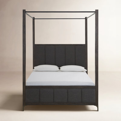 Lucerne Solid Wood Panel Bed