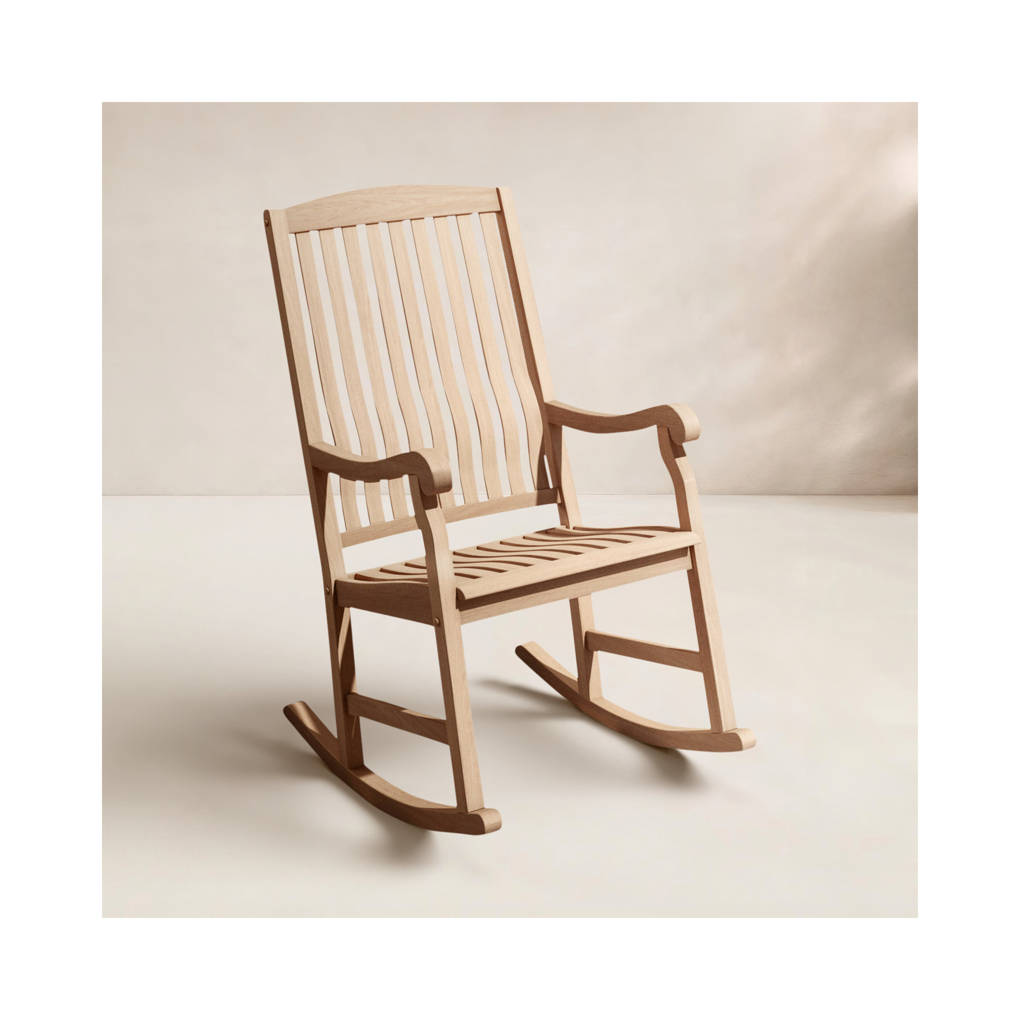 Allison Teak Outdoor Rocking Chair