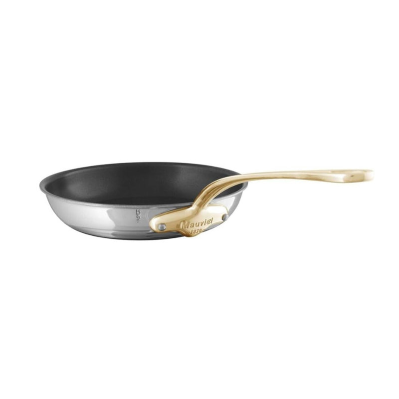 Mauviel M'cook B Frying Pan With Brass Handle, 20.08"