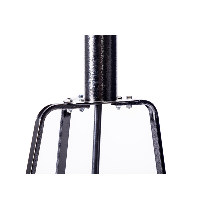 Chauffe-terrasse au propane martelé Croskey 47 000 BTU, Noir