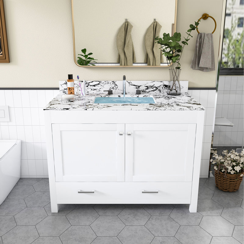 Modern 43"Bathroom Vanity