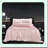 Silk Bliss Twin Sheet Set - Blush Pink Comforter Bedding with Deep Pocket Fitted Sheet, Envelope Closure Pillowcases - 4 Piece Twin Size Sheets