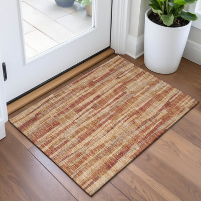 Premium Machine Washable Elize AMF1314 Stripes Rug