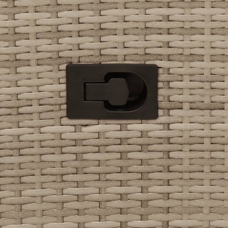 Canapé de jardin inclinable Vidaxl, Blanc, crème, Beige