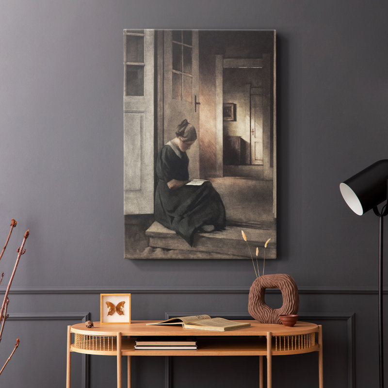 Reproduction de portrait rétro XXIV - galerie Cavas, H 60 po x l 40 po