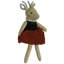 Sitting Reindeer Girl In Dress Christmas Figure - 5.5"