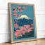 Moonlit Cherry Blossom Japandi - Framed Print-1616309603-1616309607