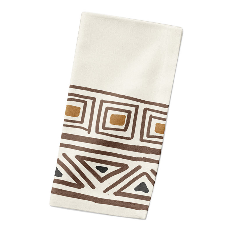 Aleia Cotton Blend Ikat Square Napkin