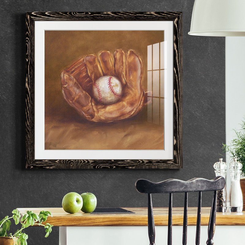 «Rustic Sports III», reproduction encadrée de qualité supérieure - prête à être accrochée, H 22,5 po x l 22,5 po x P 1,5 po