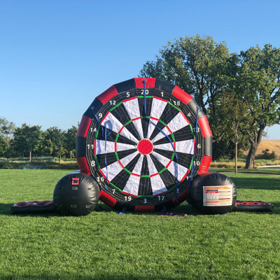Jeu de fléchettes de soccer gonflable JumpOrange 10 pi (avec souffleur)