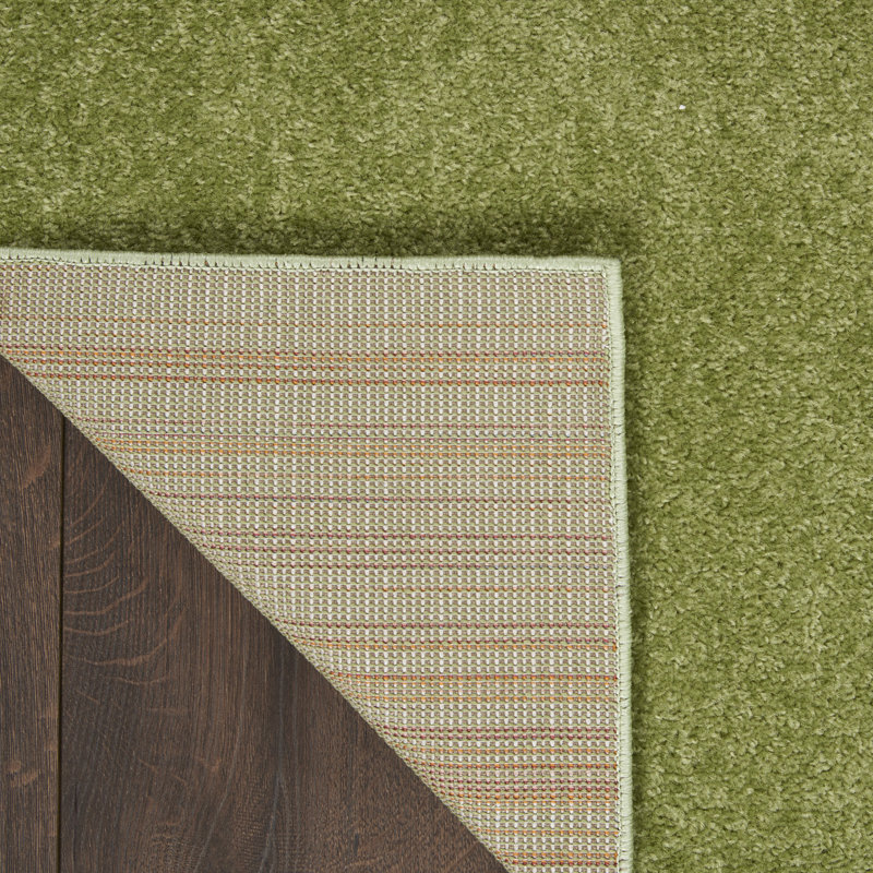 Tapis vert intérieur / extérieur Nourison Essentials, Tapis de couloir 2 pi 2 po x 14 pi