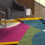 Menelaus Abstract Peacock Blue/Fuchsia Area Rug-19820753