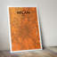 Milan City Map - No Frame Print-2008575092