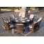 Pomos Round Aluminum Propane Fire Pit Table
