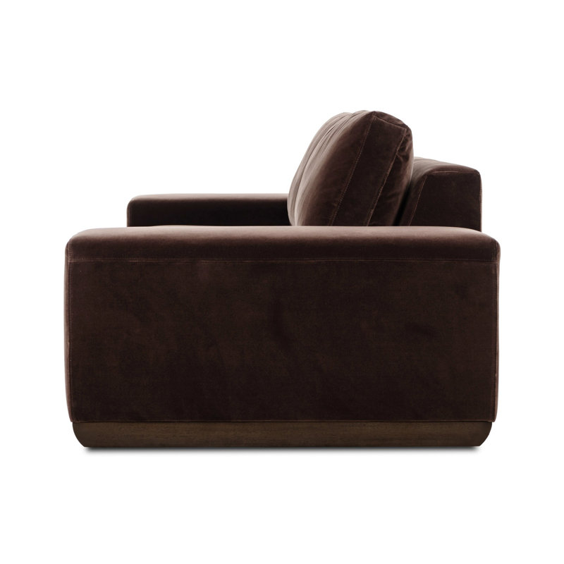 Isaiah 104" Upholstered Sofa, Surrey Cocoa
