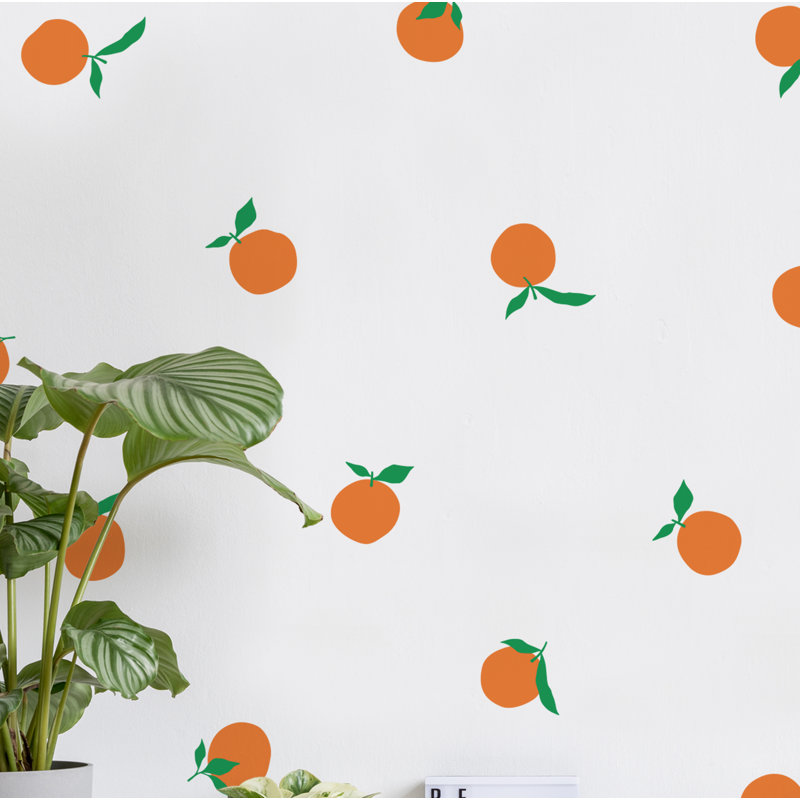 Food & Beverage Non-Wall Damaging Accent, Orange