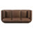 Toscano 89" Genuine Italian Leather Sofa-881258037