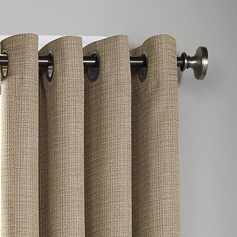 Palisade Blackout Curtain Single Panel, Clay, 52" W x 95" L