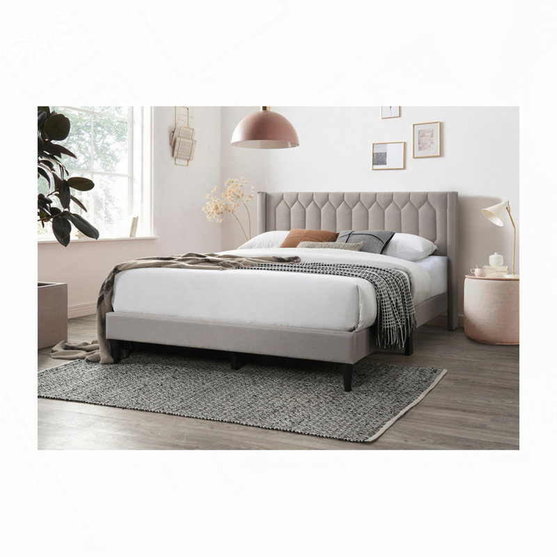 Lit tapissier Burlap