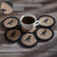 Ensemble de 6 sous-verres Raven Harvest