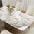 Modern Rectangular Sintered Stone Dining Table with Pedestal Base-277862814-274423205-305173030