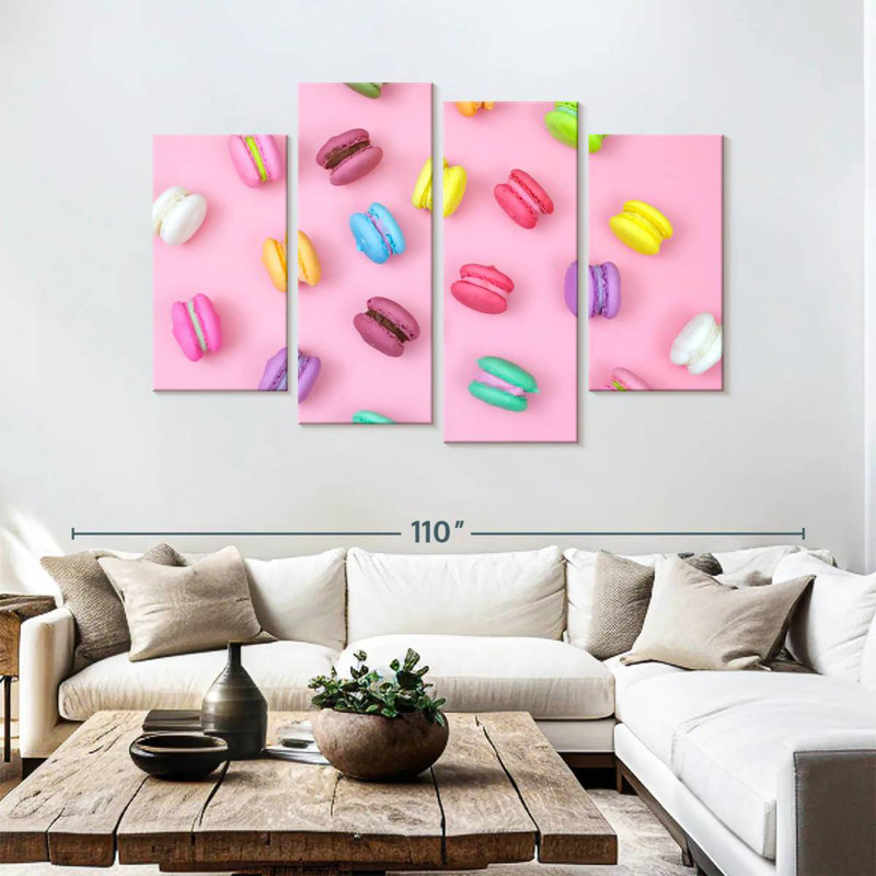 Yarlin Macaron Wheels, 54" H x 84" W