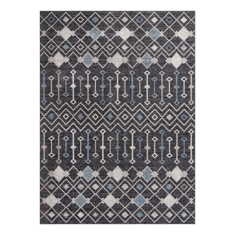 Barnkine Geometric Indoor Rug, Rectangle 10' x 13'