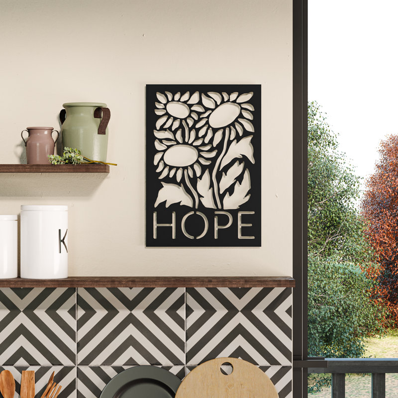 Plants & Flowers Wall Decor on Metal