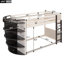 Lit superposé simple au-dessus de simple avec tablettes Riey par Sunside Sails-145020194