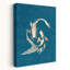 «Dancing Golden Koi», reproduction d'art murale contemporaine abstraite-881772099
