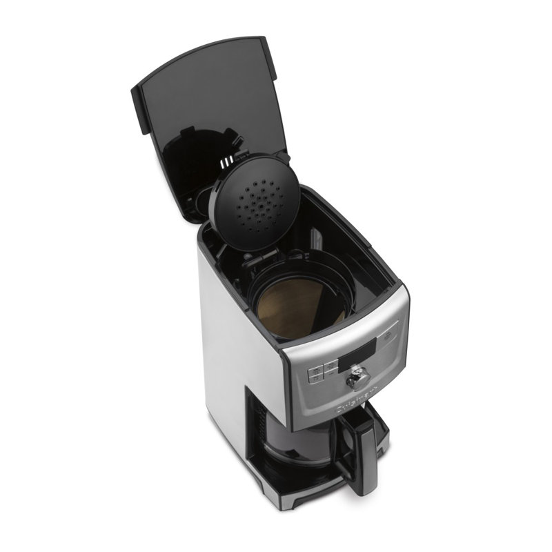 Perfectemp 14-Cup Programmable Coffeemaker, Stainless Steel/Black